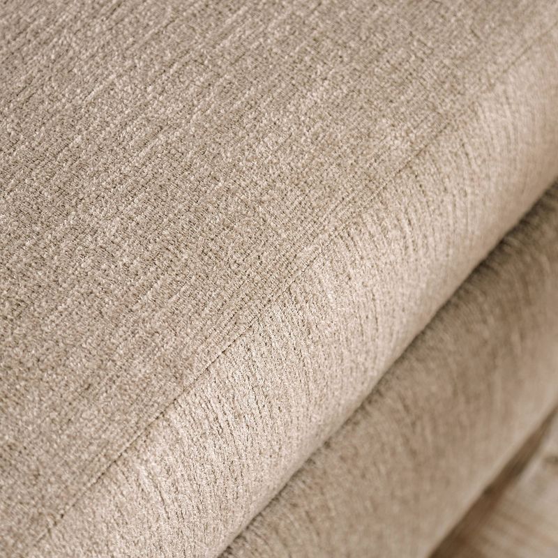 Sandrock Upholstered Sectional Beige/Dark Brown/Vermilion - HOMES: Inside + Out