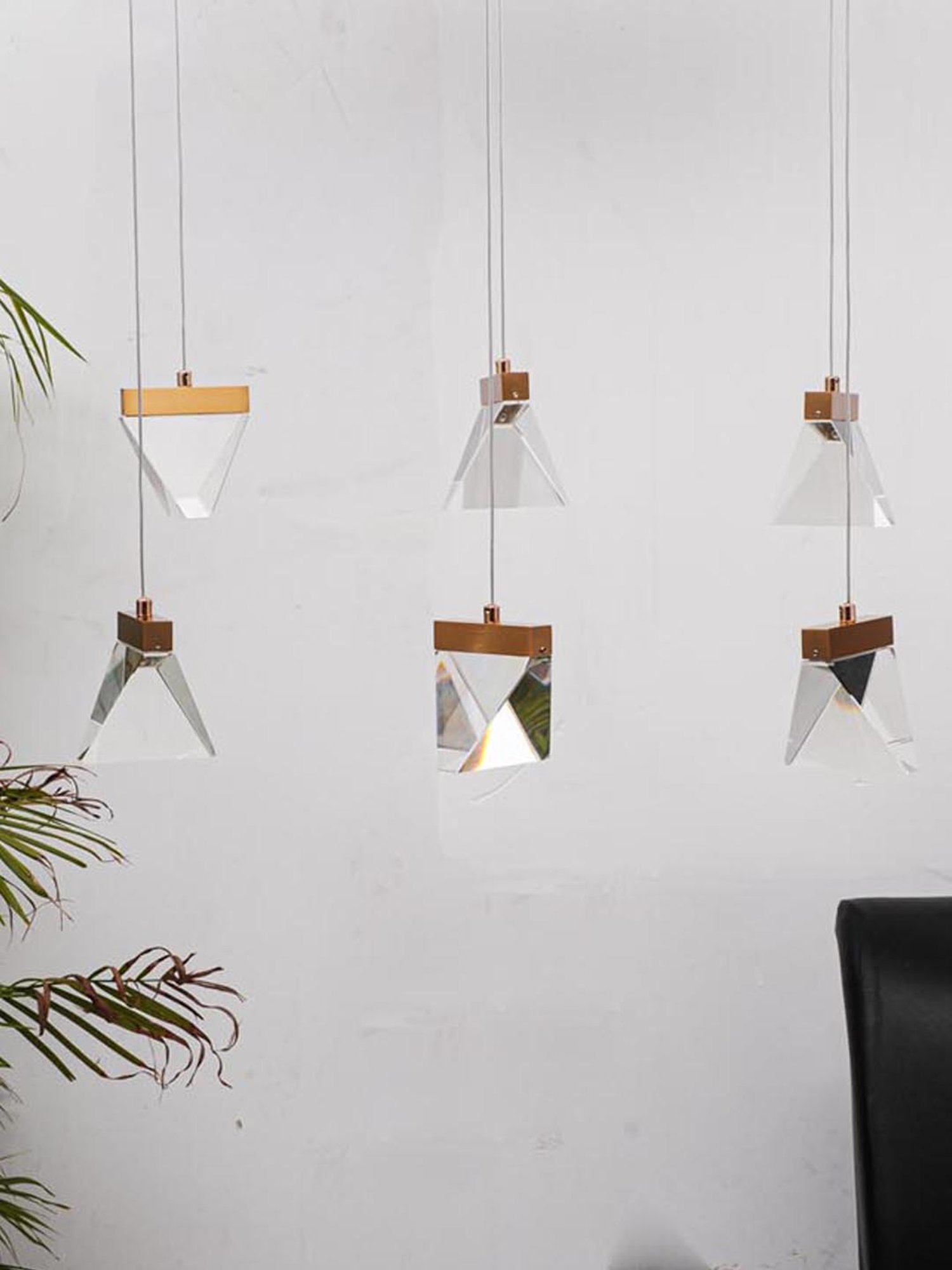 Kapoor E Illuminations Macknight Celestial Golden Metal LED Hanging Light - Set of 1