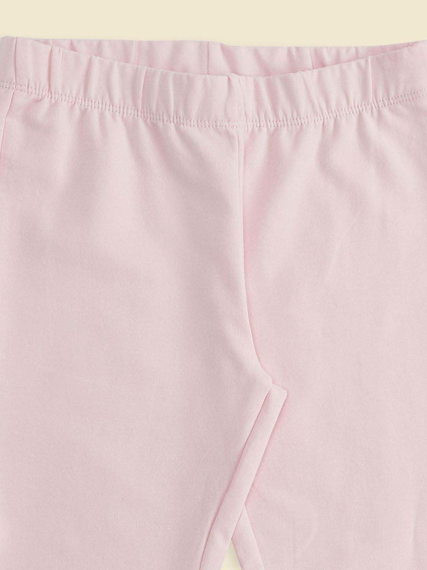 Jockey Kids White & Black Cotton Striped Leggings