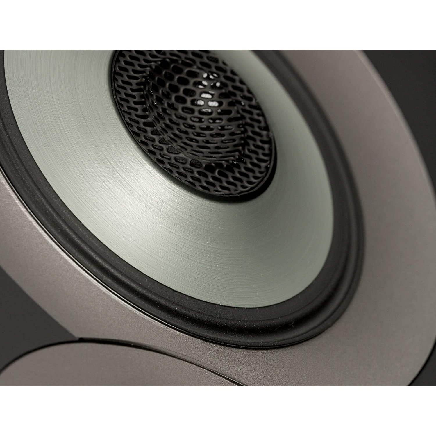 Elac Uni-FI UB5 Slim Bookshelf Speaker (Finished Satin Black Cabinet, Pair)