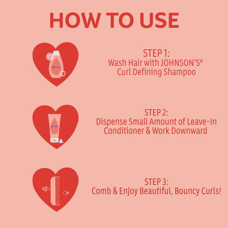 Johnson's Kids Curl Defining Leave In Conditioner - 6.8 fl oz