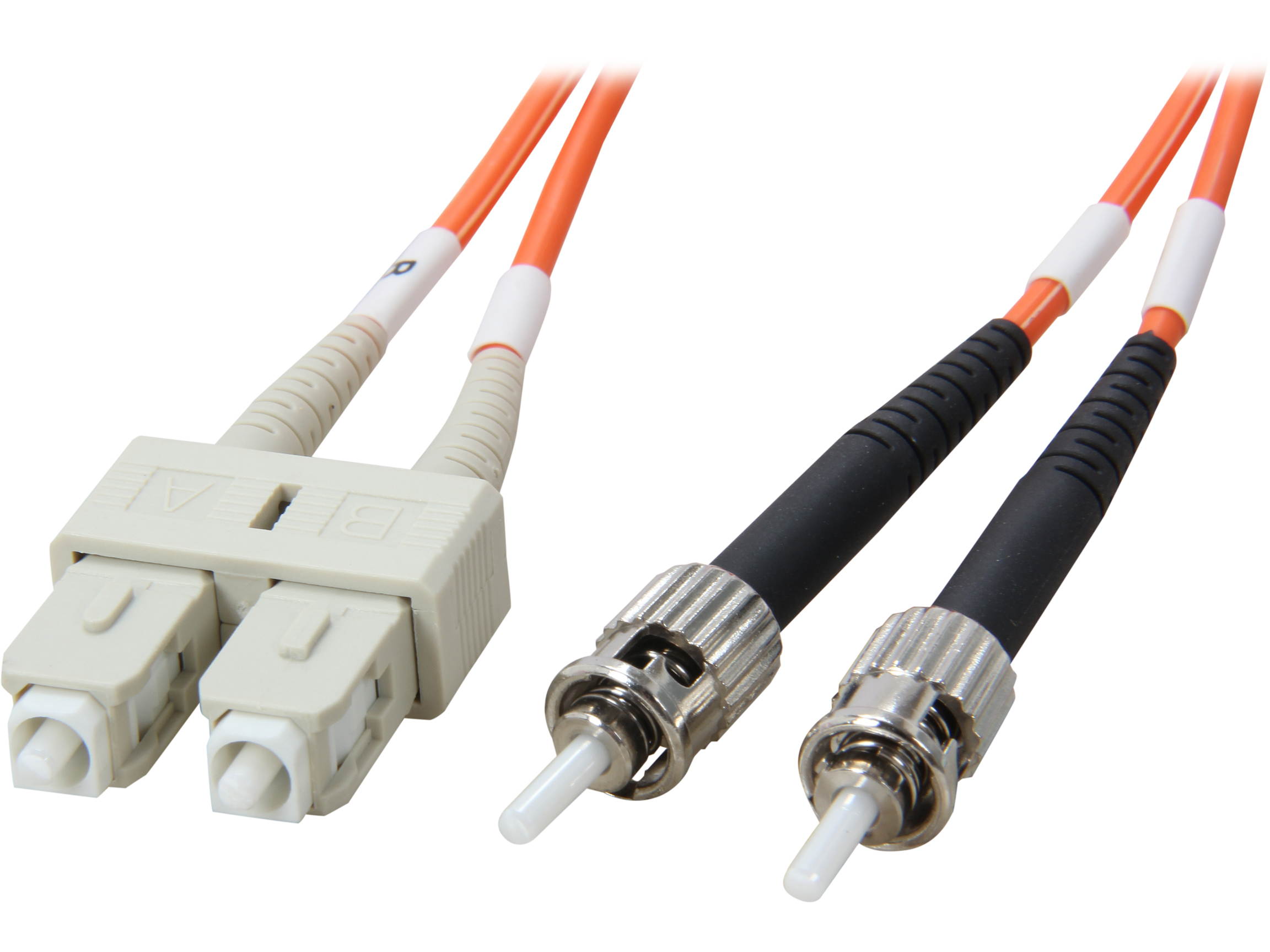 Coboc CY-OM1-ST/SC-3 9.84 ft. Fiber Optic Cable, ST/SC, Multi Mode, Duplex (62.5/125 Type) - Orange