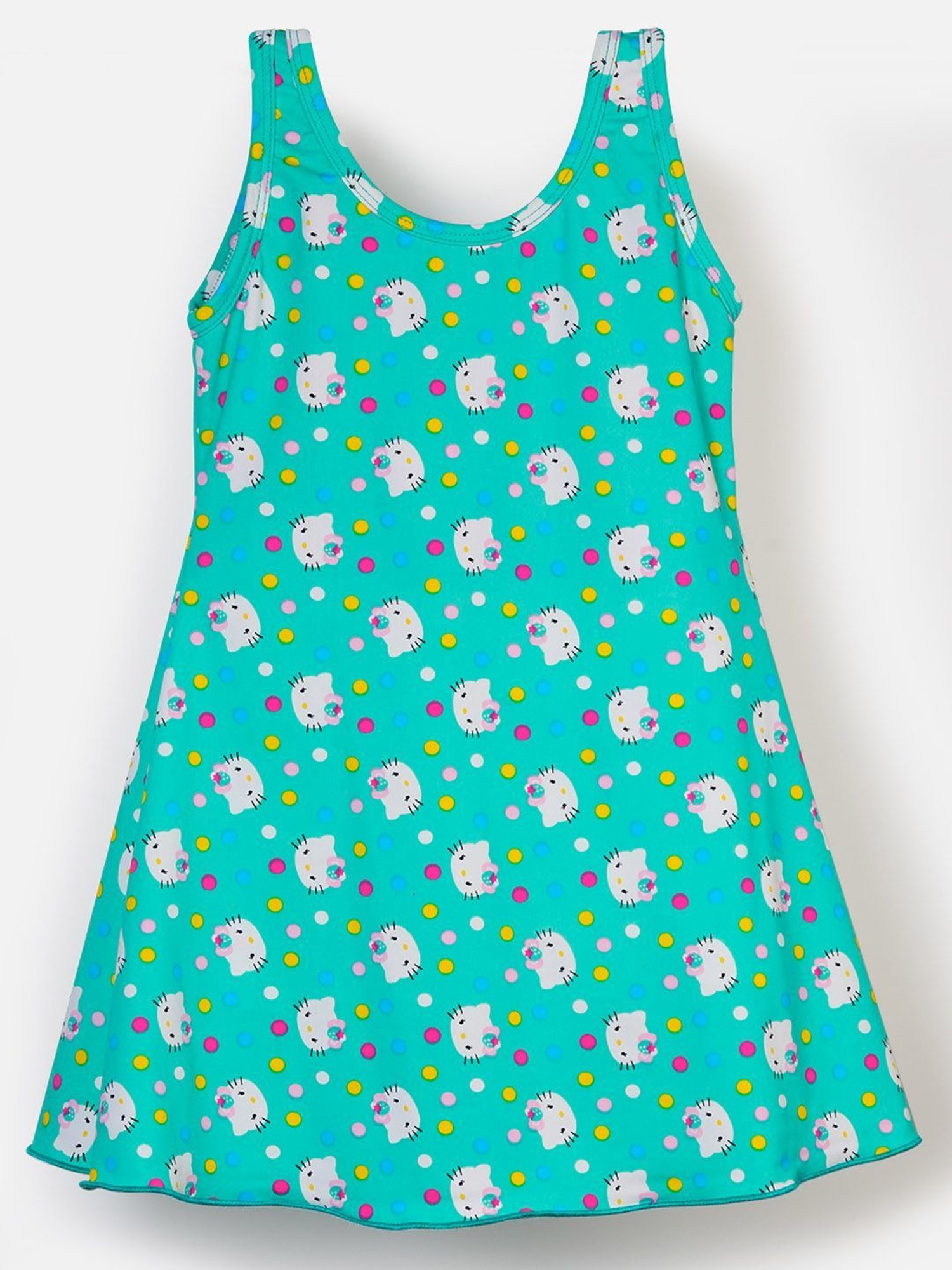 Cukoo Kids Red Printed Swimsuit