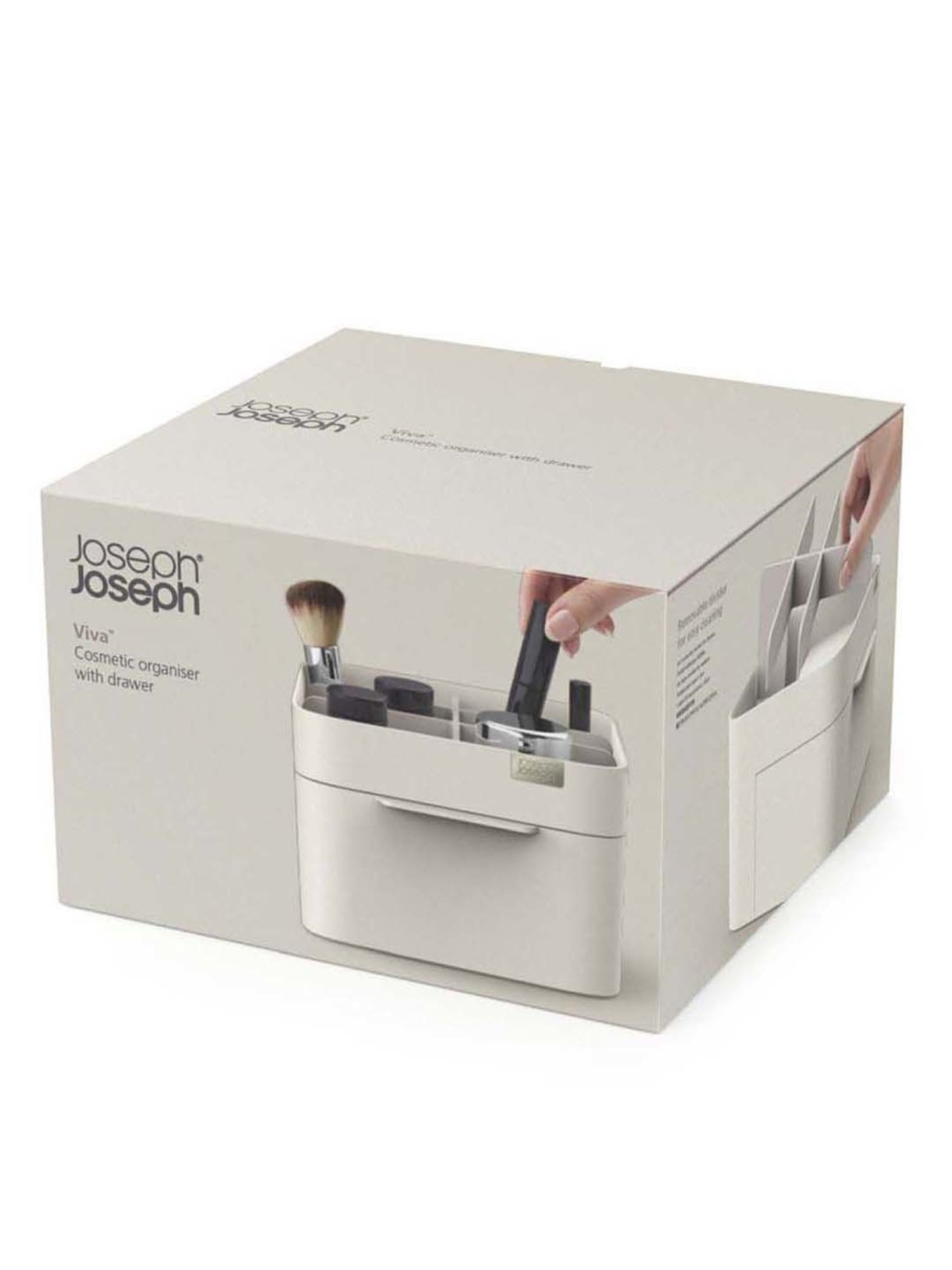 Pure Home and Living Beige MDF Solid Storage Boxes