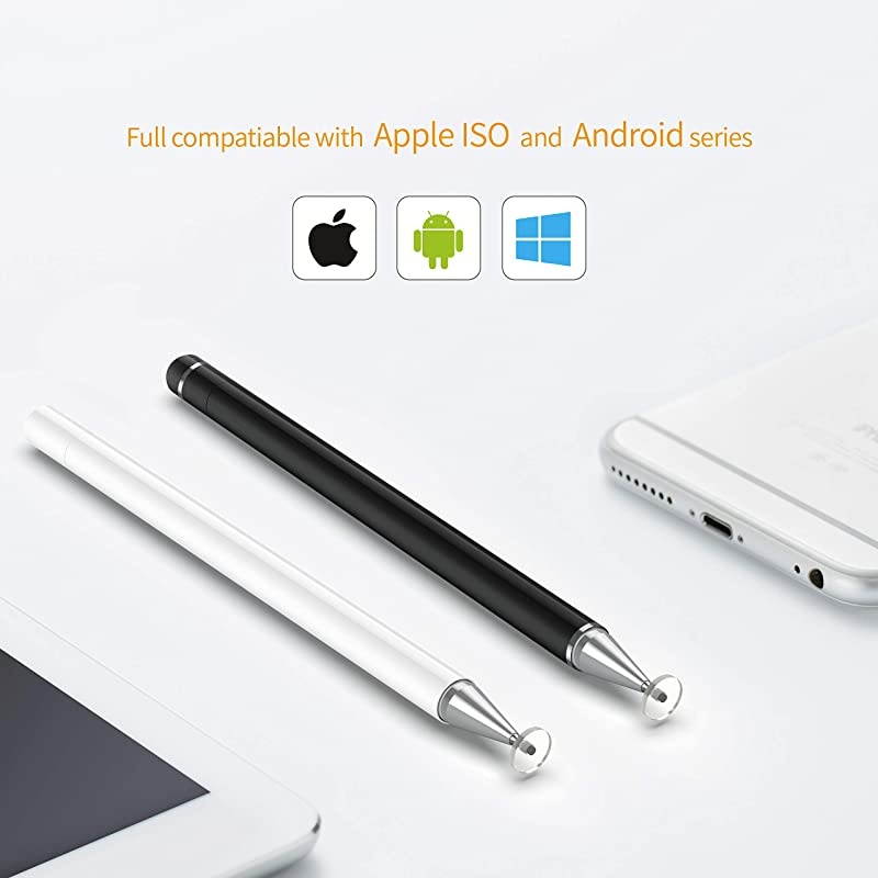 Stylus pens for ipad Pencil  Capacitive Pen High Sensitivity Fine Point Magnetism Cover Cap Universal for AppleiPhoneIpad proMiniAirAndroidMicrosoftSurface and Other Touch Screens