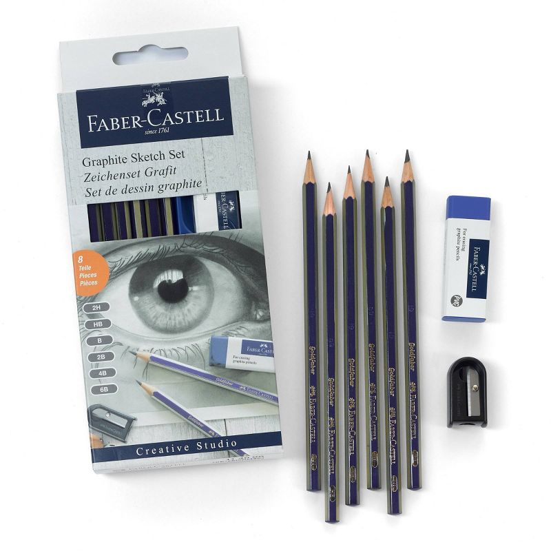 Faber-Castell 8pc Graphite Sketch Set