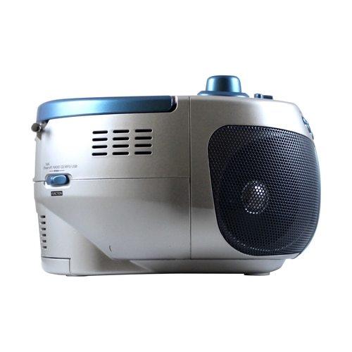 Hamilton Buhl AudioStar Boombox Radio, CD, USB, Cassette Player with Tape and CD to MP3 Converter