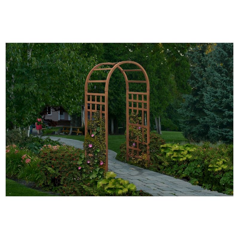 Cedar Sierra 80" Arbor - Brown - Vita