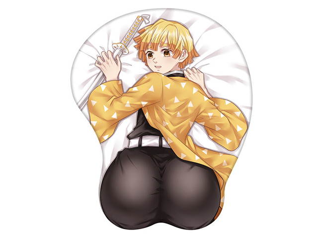 Demon Slayer Animation 3D mouse pad wrist pad wrist pad silicone pad milk silk fabric