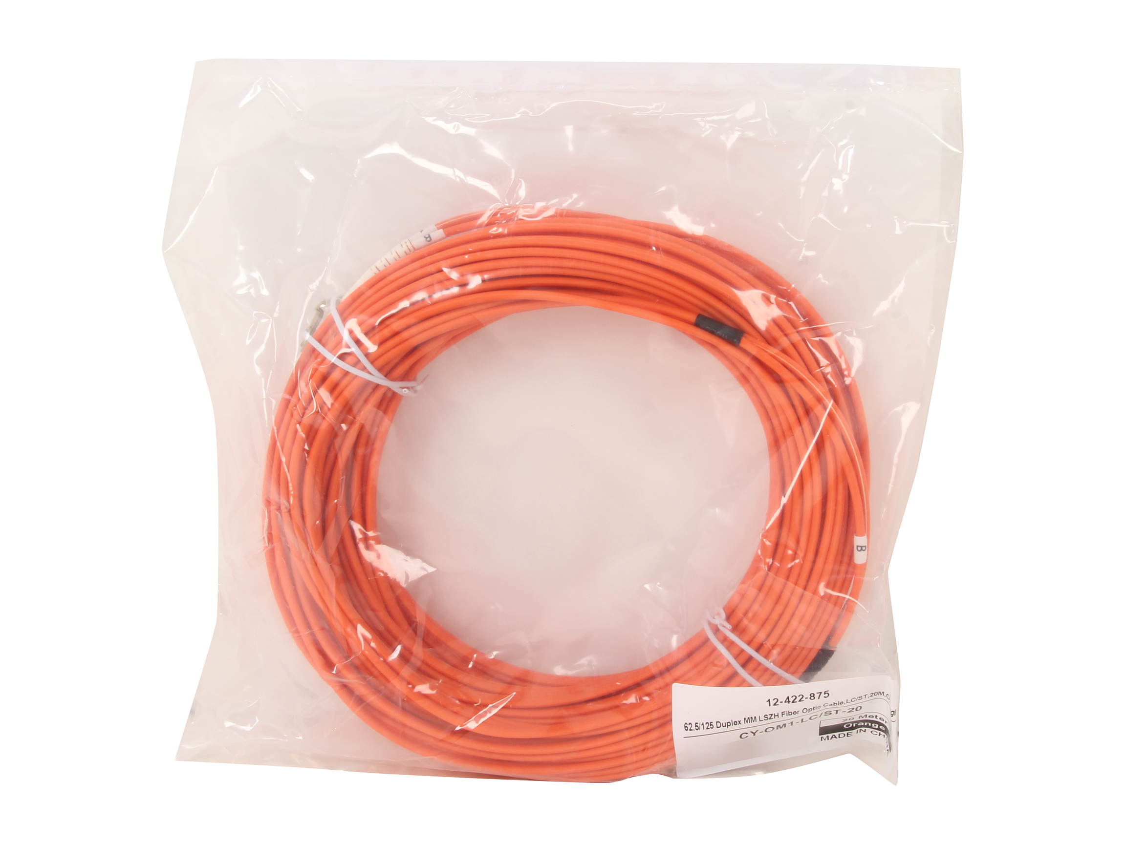 Coboc CY-OM1-LC/ST-20 65.62 ft. Fiber Optic Cable