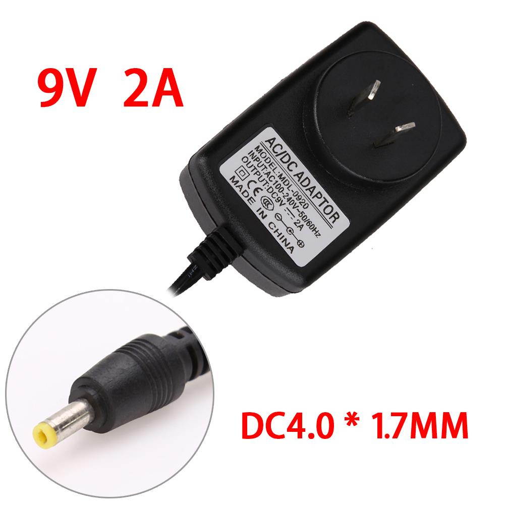 Overload Protection AC to DC 4.0mmx1.7mm 9V 2A Switching Power Supply Adapter