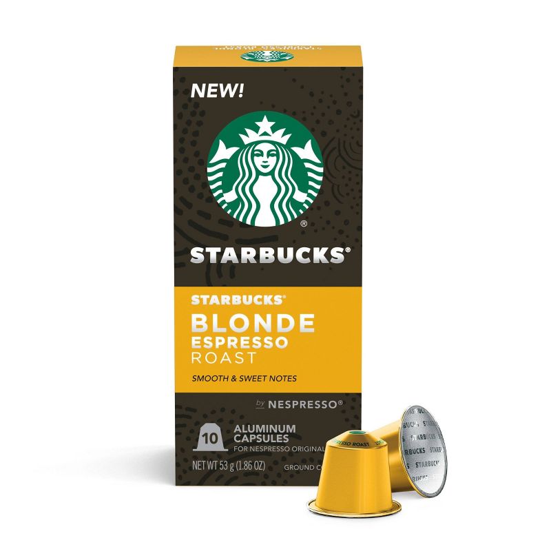 Starbucks Nespresso Blonde Espresso Roast Capsules - 10ct/2.01oz