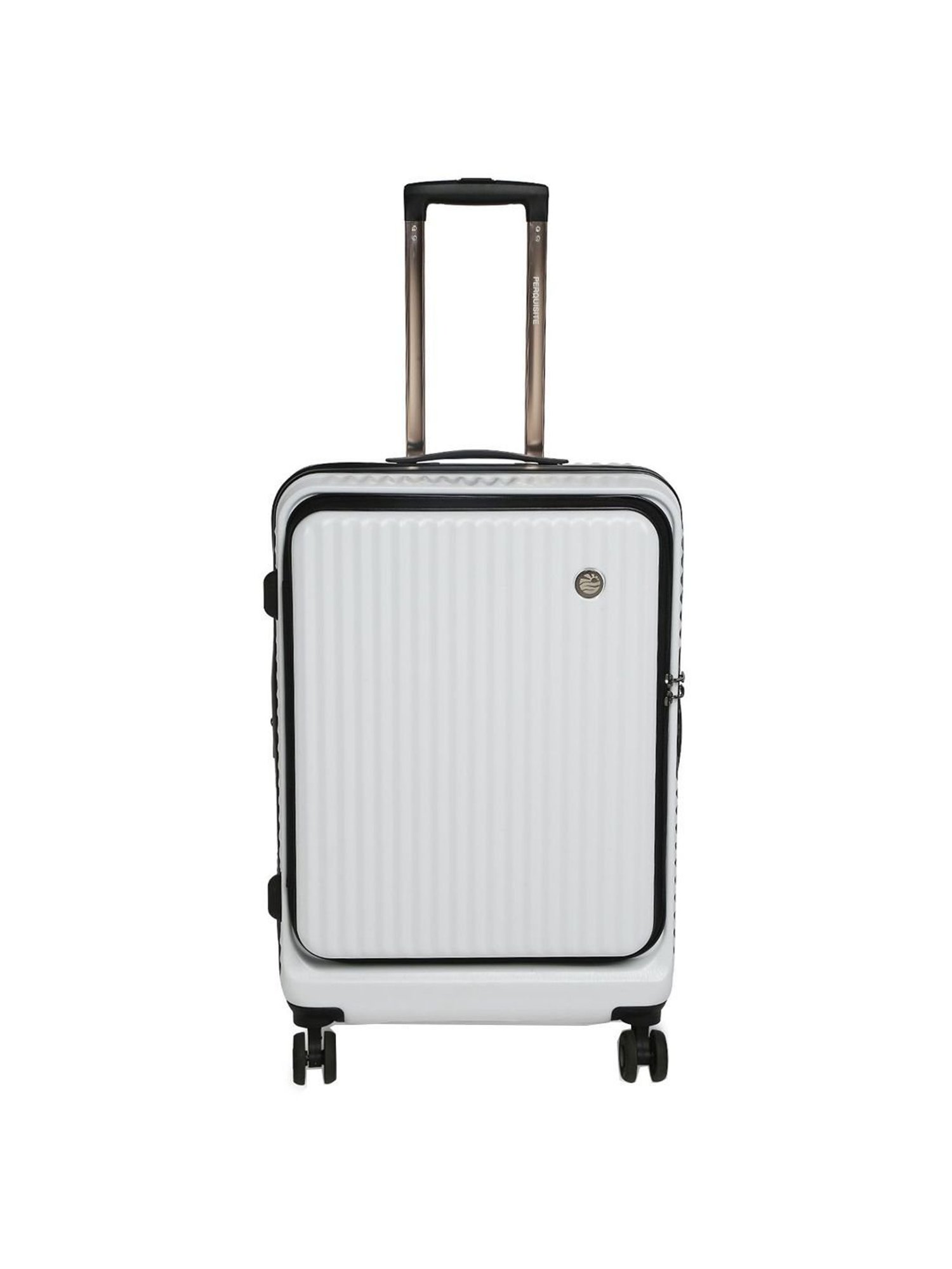 Perquisite Y2K Luxe Range White Hard 24" Medium Luggage