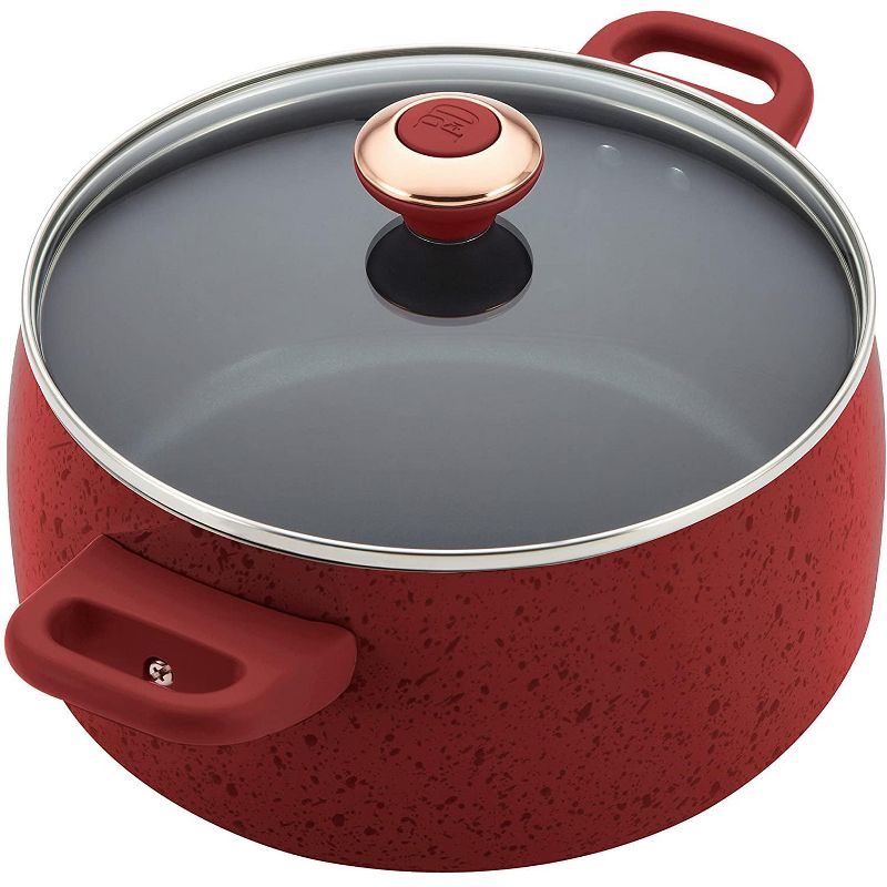 Paula Deen 15-Piece Set:  1 Qt. & 2 Qt. Covered Saucepans, 6 Qt. Covered Stockpot, 2.75 Qt. Covered SautC, 8" &