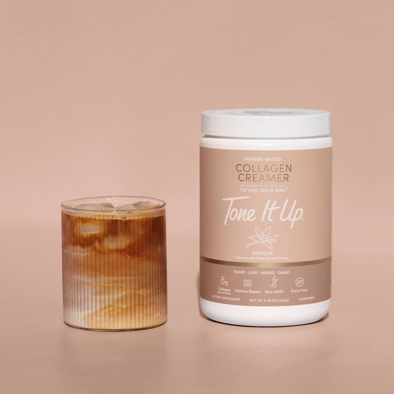 Tone It Up Marine-Based Collagen Creamer - Vanilla - 8.39oz
