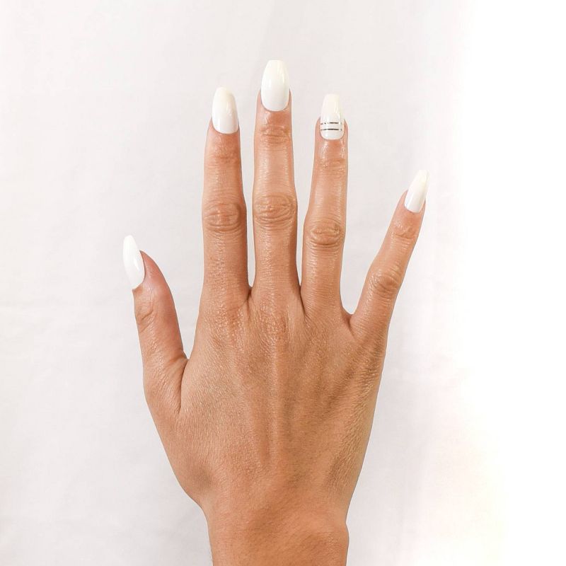 Kiss Gel Fantasy False Nails - Burgundy - 28ct