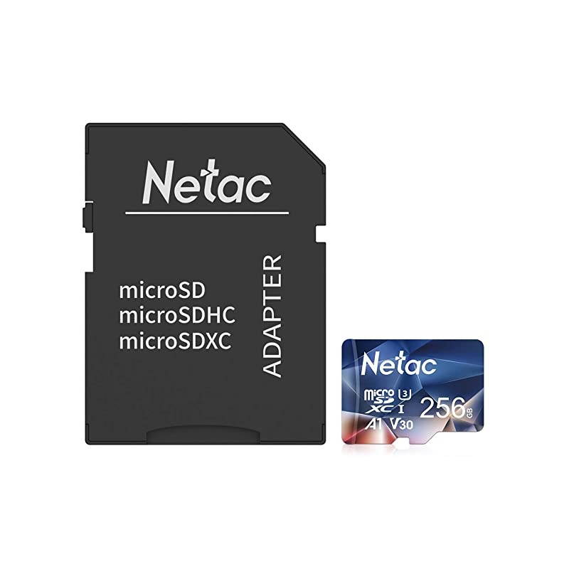 microSDHC Card Micro SD Card UHSI 100MBs 667X U3 C10 V30 FAT32 High Speed TF Card P500 256GB Adapter
