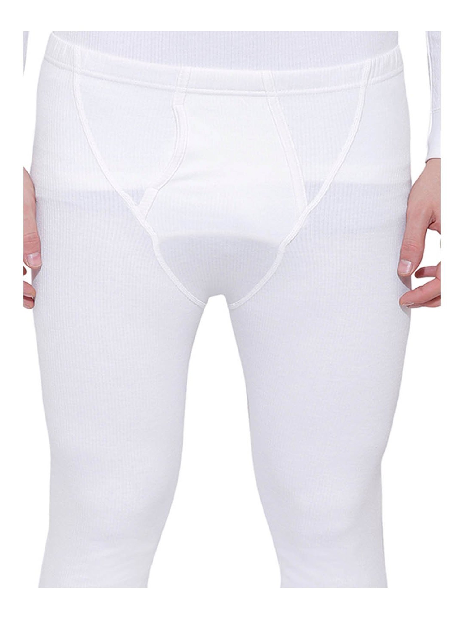 Bodycare Insider Off White Regular Fit Thermal Bottom