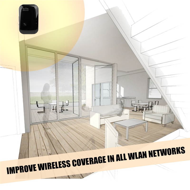 Wifi Repeater Signal Amplification Repeater Wireless Router Range Extender 300Mbps Amplifier WiFi Boosters
