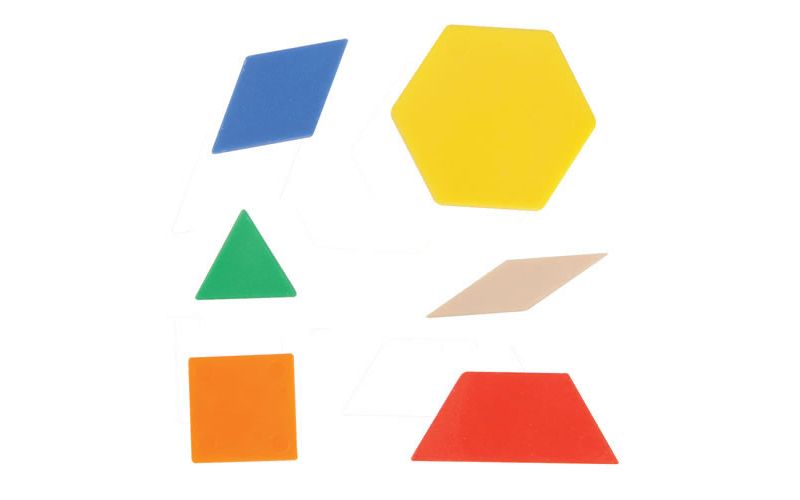 EDX Education Pattern Blocks - 250 Pieces