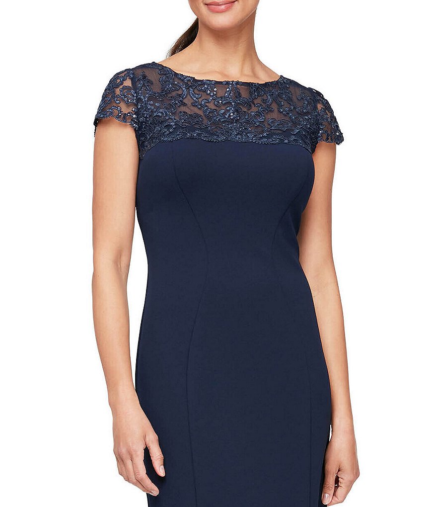 Alex Evenings Stretch Velvet Long Sleeve Ruched Beaded Accent Collar Boat Neck Blouse