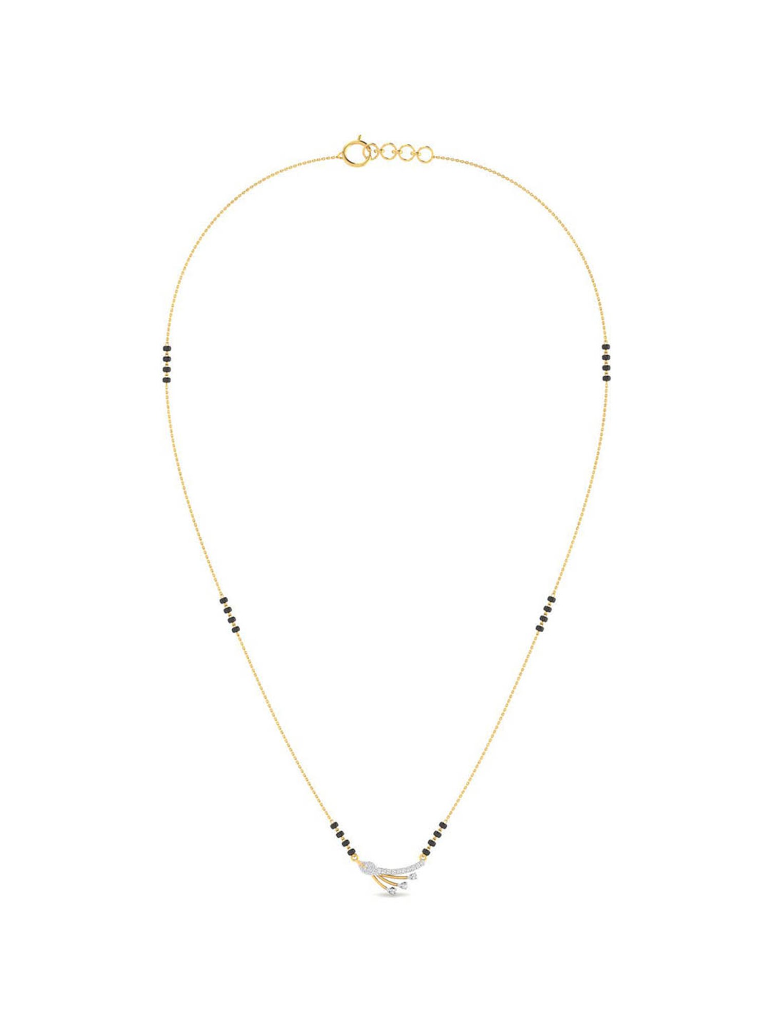 Waman Hari Pethe Jewellers 18k Gold & Diamond Mangalsutra for Women