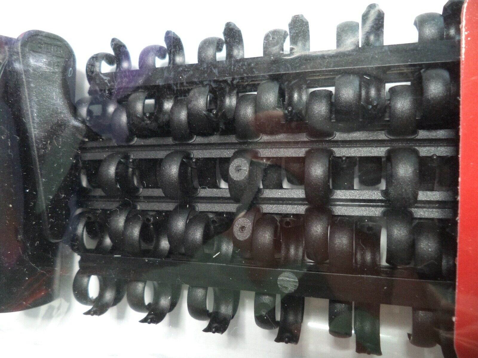 50 Pack GBC Zipbind 5/16&rdquo; Black Easy Edit CombBind Spines Sheet 5X10 PACK