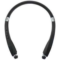 MobileSpec MBS11182 Premium Stereo Bluetooth Wireless Neck Headphones - Black