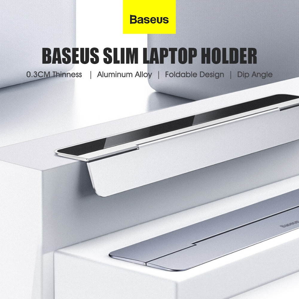 Xiaomi Youpin Baseus Laptop Stand 8&deg; Inclination Angle for 11.6-17 inch Laptop Slim Stand Adjustable Aluminum Laptop Riser