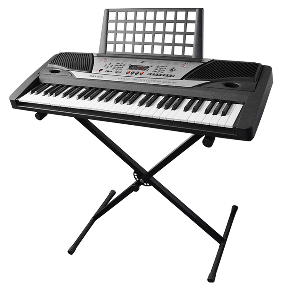 Electronic Piano Beginner Keyboard 61 Key Music Key Board Piano With X Stand
