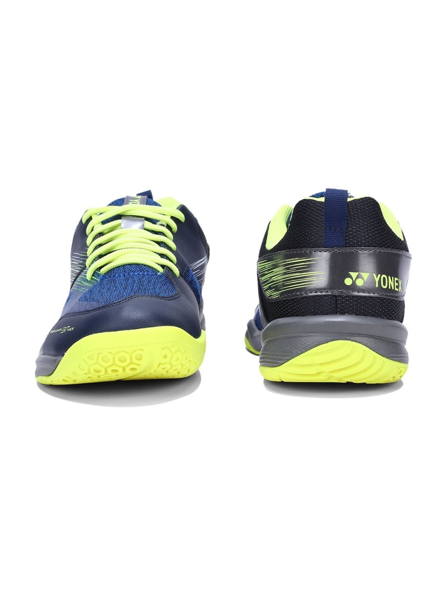Yonex Badminton Shoe SHB37EX WIDE NAVY YELLOW NON MARKING POWER CUSHION