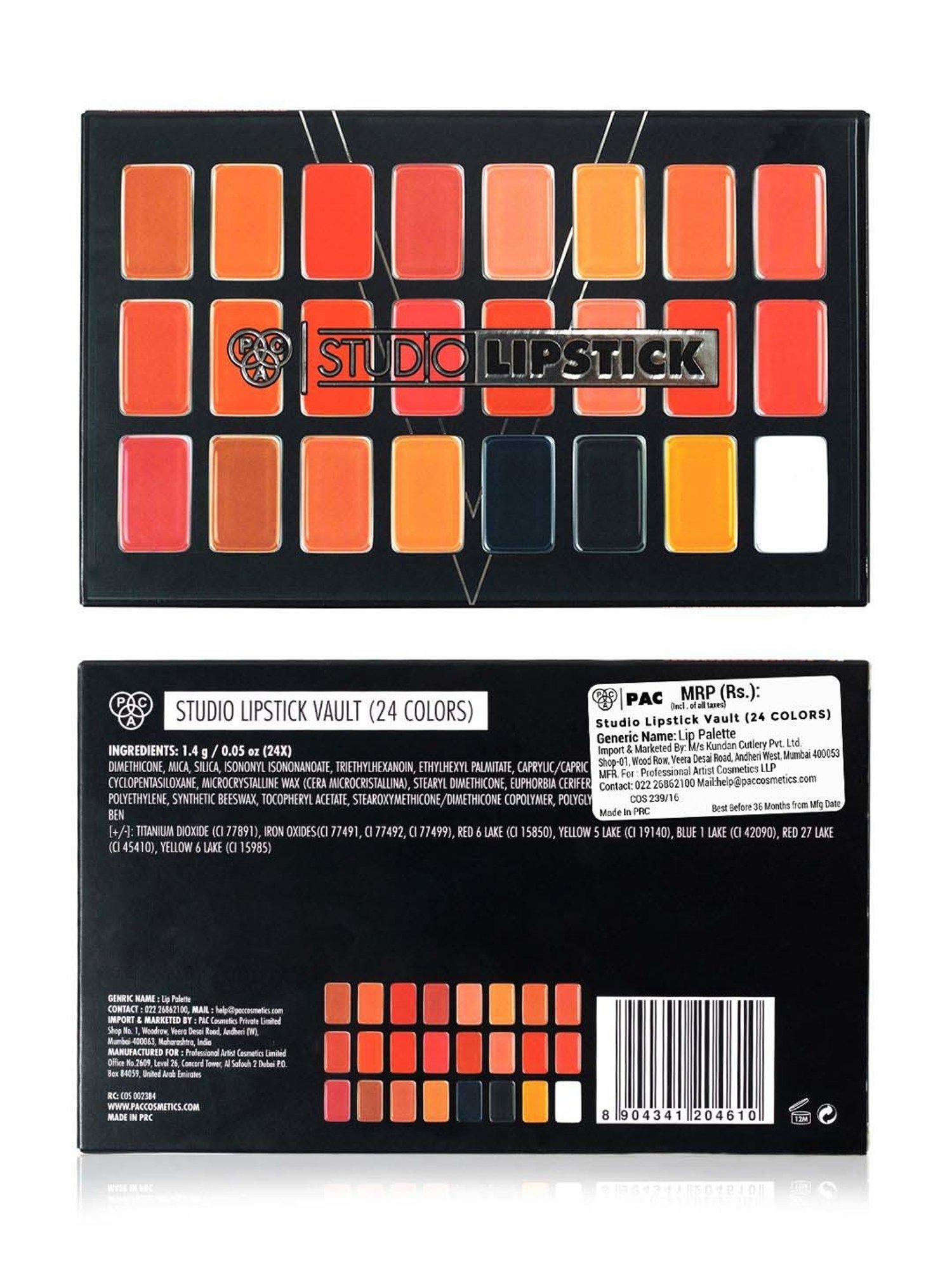 Glam21 My BFF Matte Lip Palette 01 Bolds - 9 gm