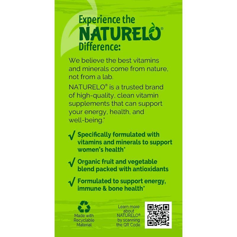 Naturelo Women One Daily Multivitamin Capsules - 30ct