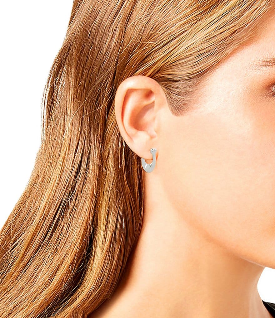 Sanctuary Project Semi Precious Turquoise and White Howlite Three Stone Stud Earrings Gold