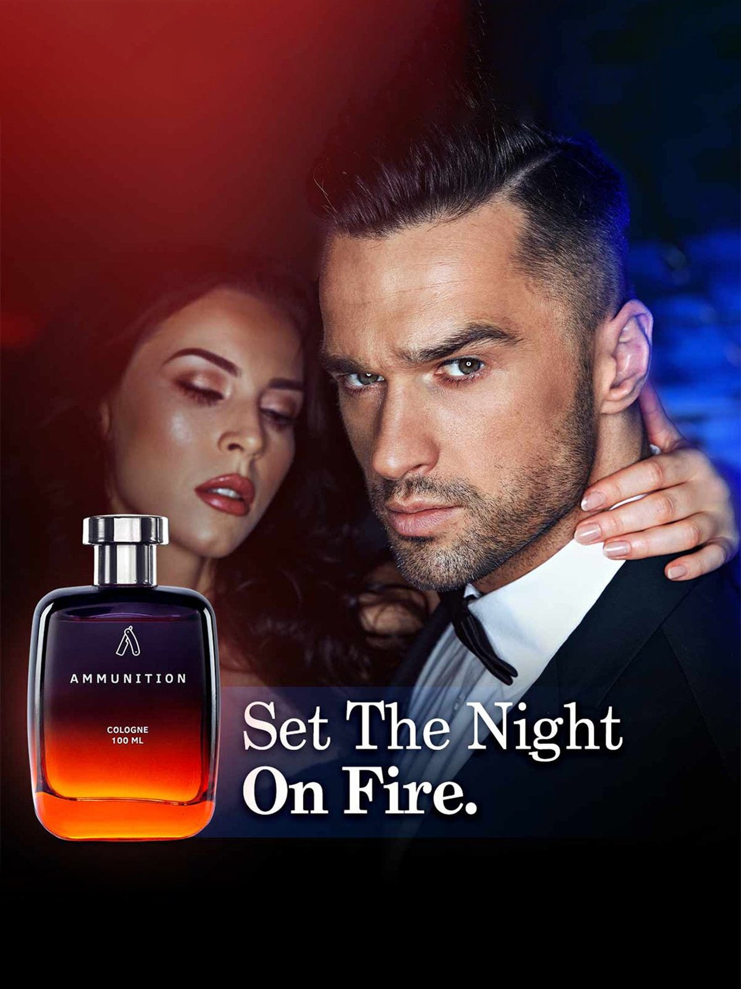 Ustraa Barood Eau De Parfum & Ammunition Cologne - Set of 2