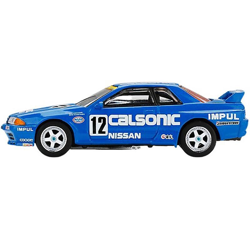 Nissan Skyline GT-R Gr. A (RHD) #12 "Calsonic" JTCC (1992) Ltd Ed 1200 pcs 1/64 Diecast Model Car by True Scale Miniatures