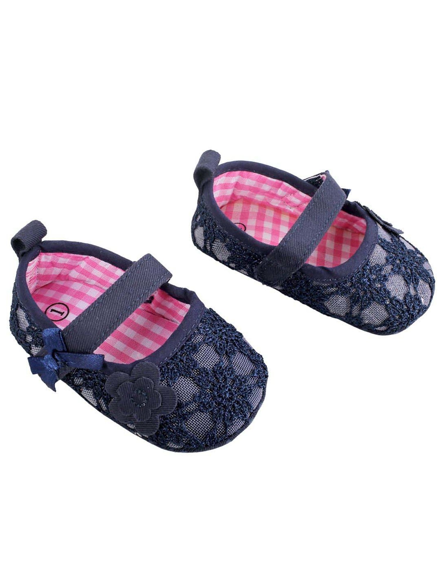 Baby Moo Kids Navy Casual Mary Jane Shoes