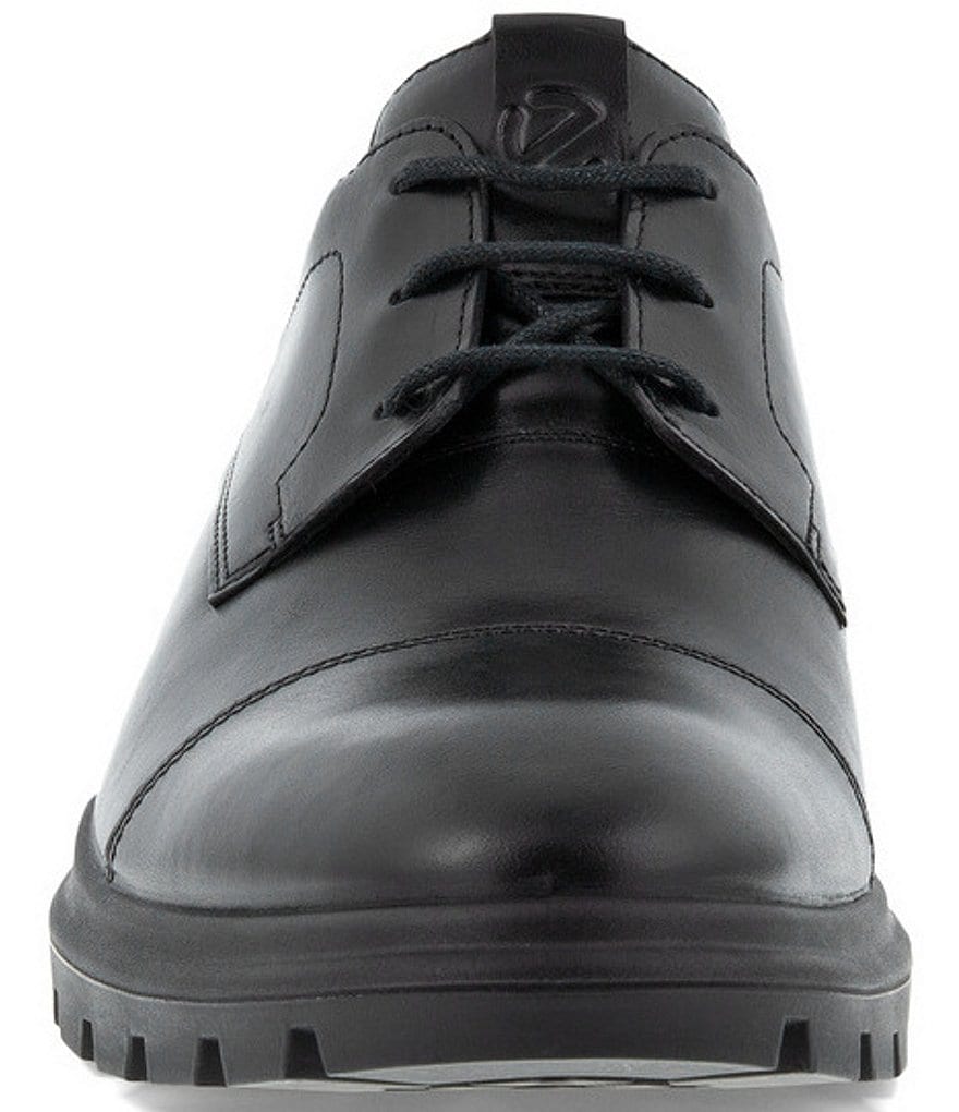 ECCO Men's Citytray Avant Cap Toe Leather Lace-Up Oxfords
