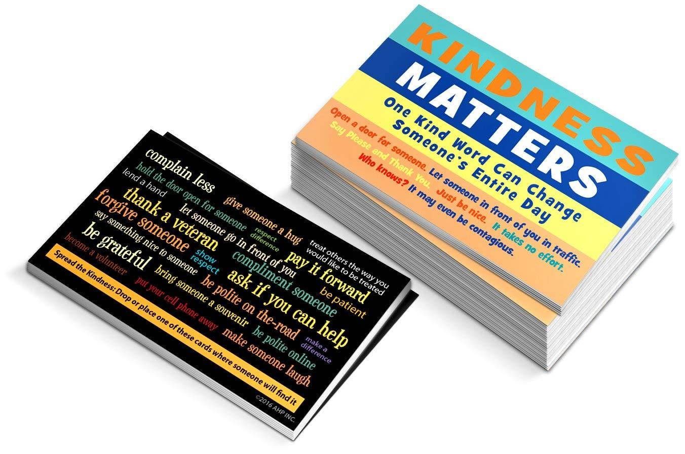 Kindness Matters Cards - Box of 100 - Kindness Is Contagious Challenge Card