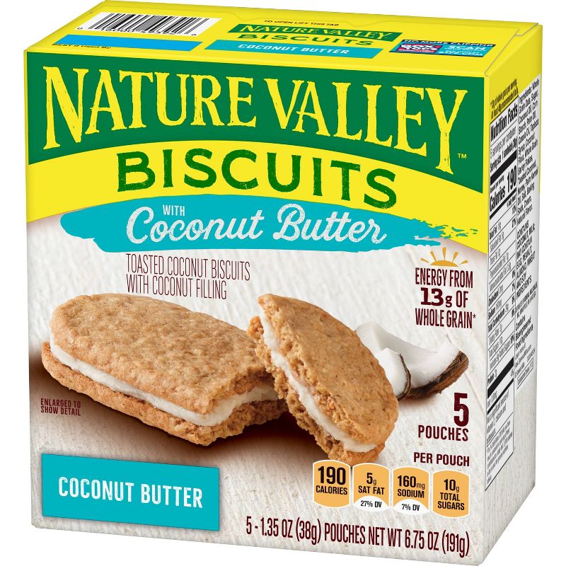 Nature Valley Coconut Butter Biscuits - 5ct