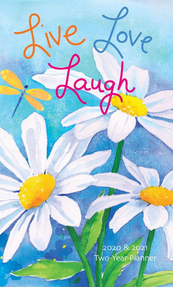 Calendars Live Love Laugh 2 Year Pocket Planner with High Quality Paper - Full Color Cover