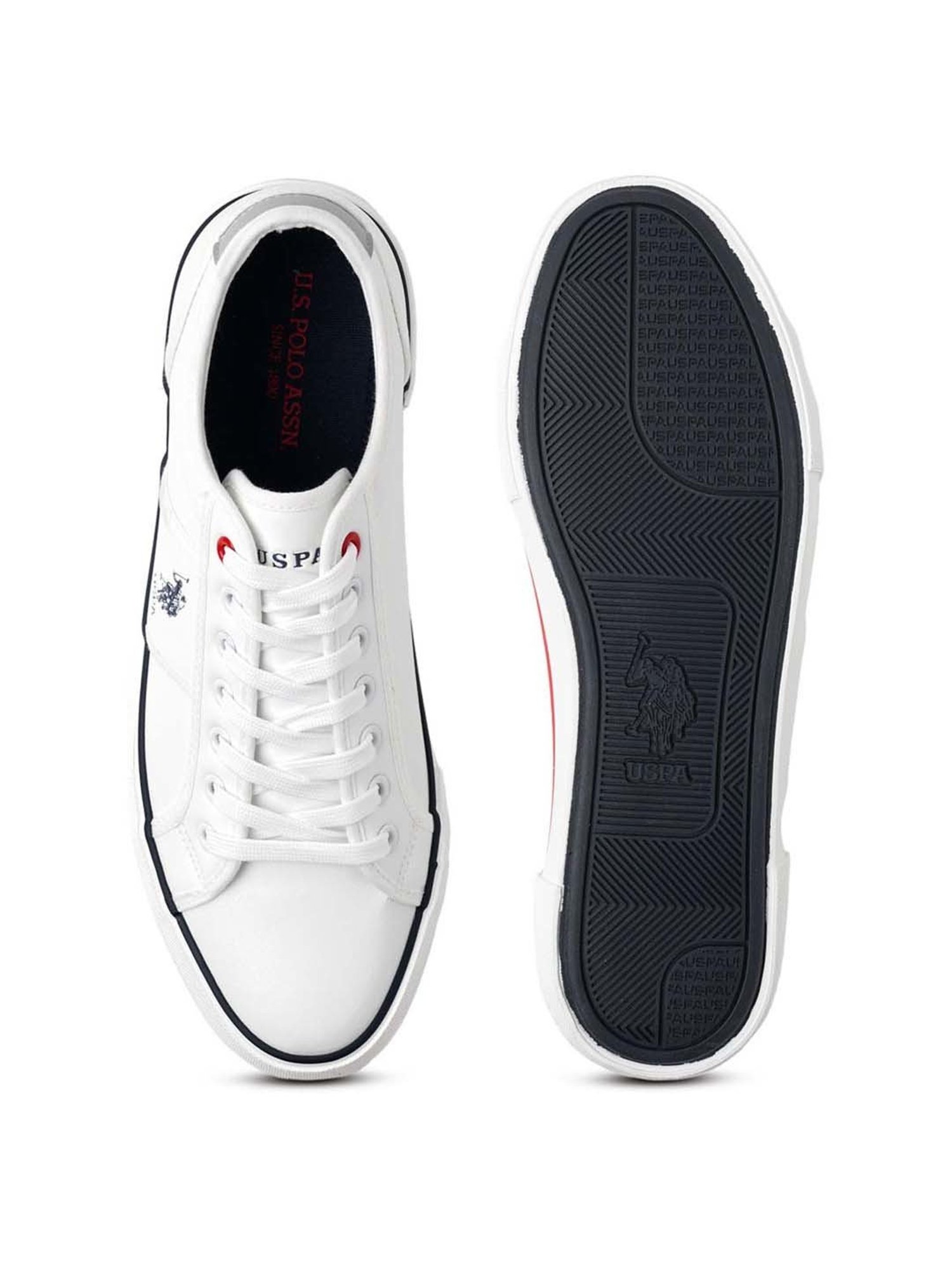 U.S. Polo Assn. Men's TESS White Casual Sneakers
