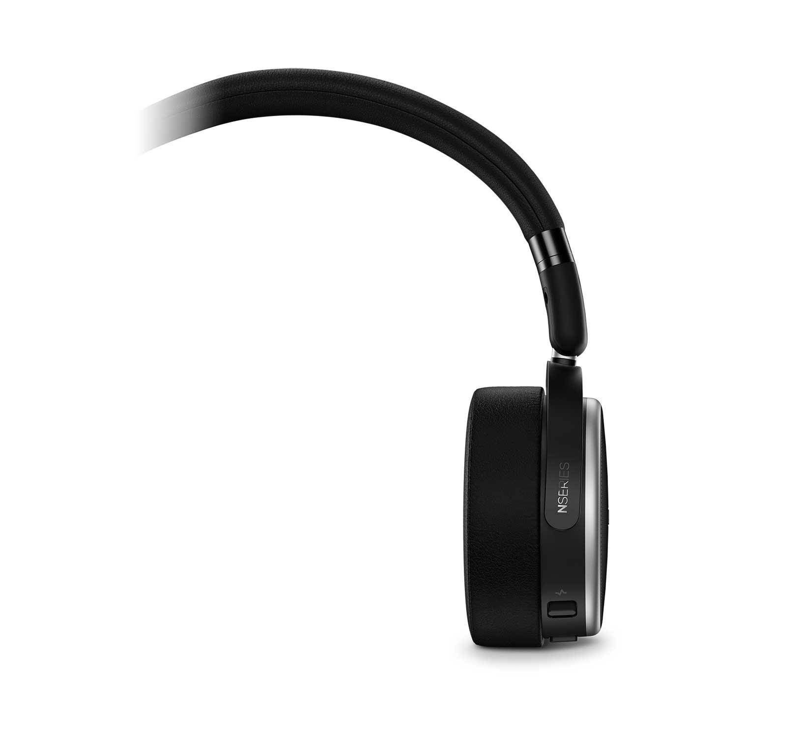 AKG N60NC On-Ear Noise-Cancelling Bluetooth Headphones with Built-In Remote and Mic (Black)
