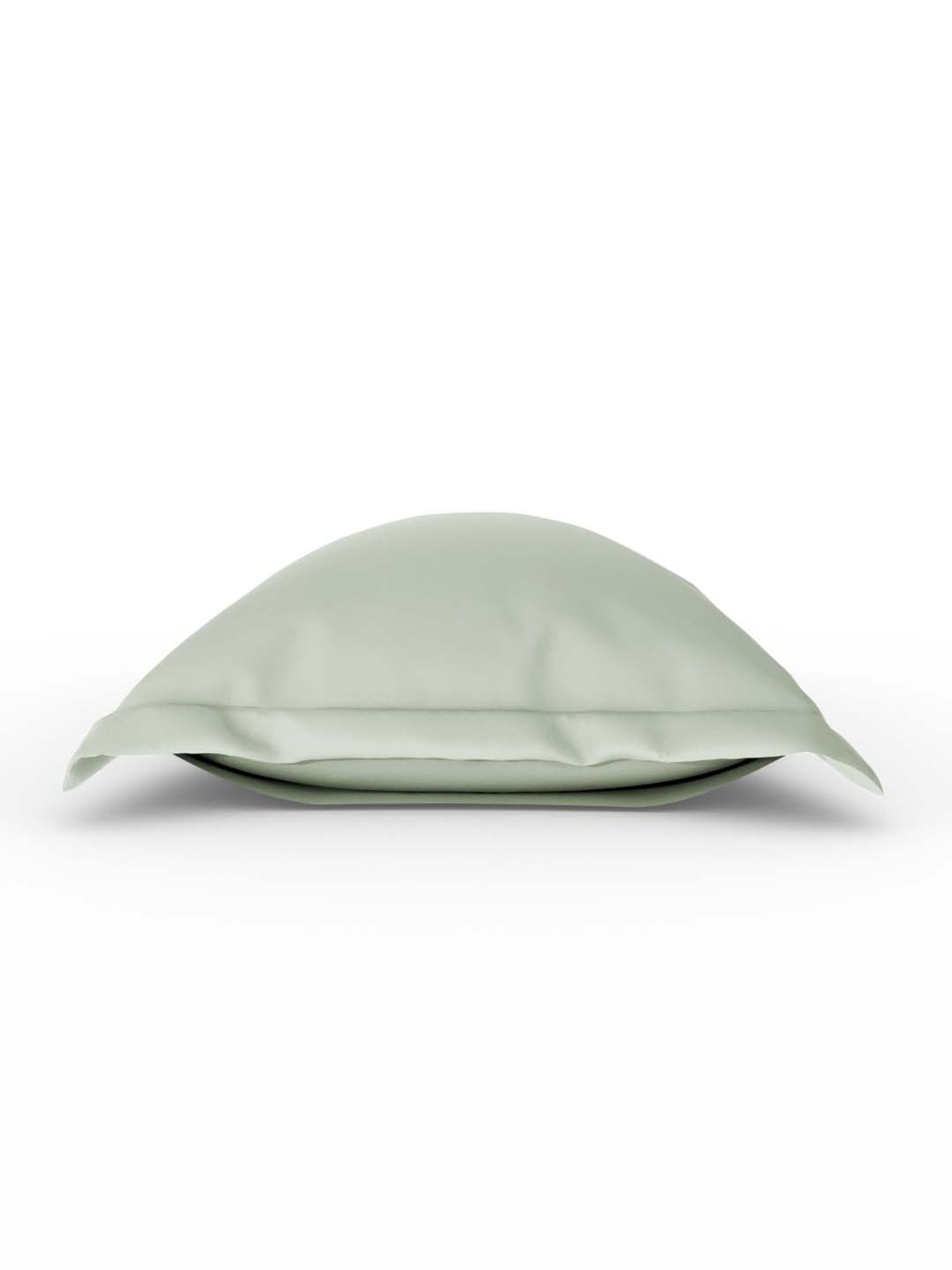 Pizuna 100% Cotton 400 TC Pillow Cover, Standard, Light Sage, 2 Pieces
