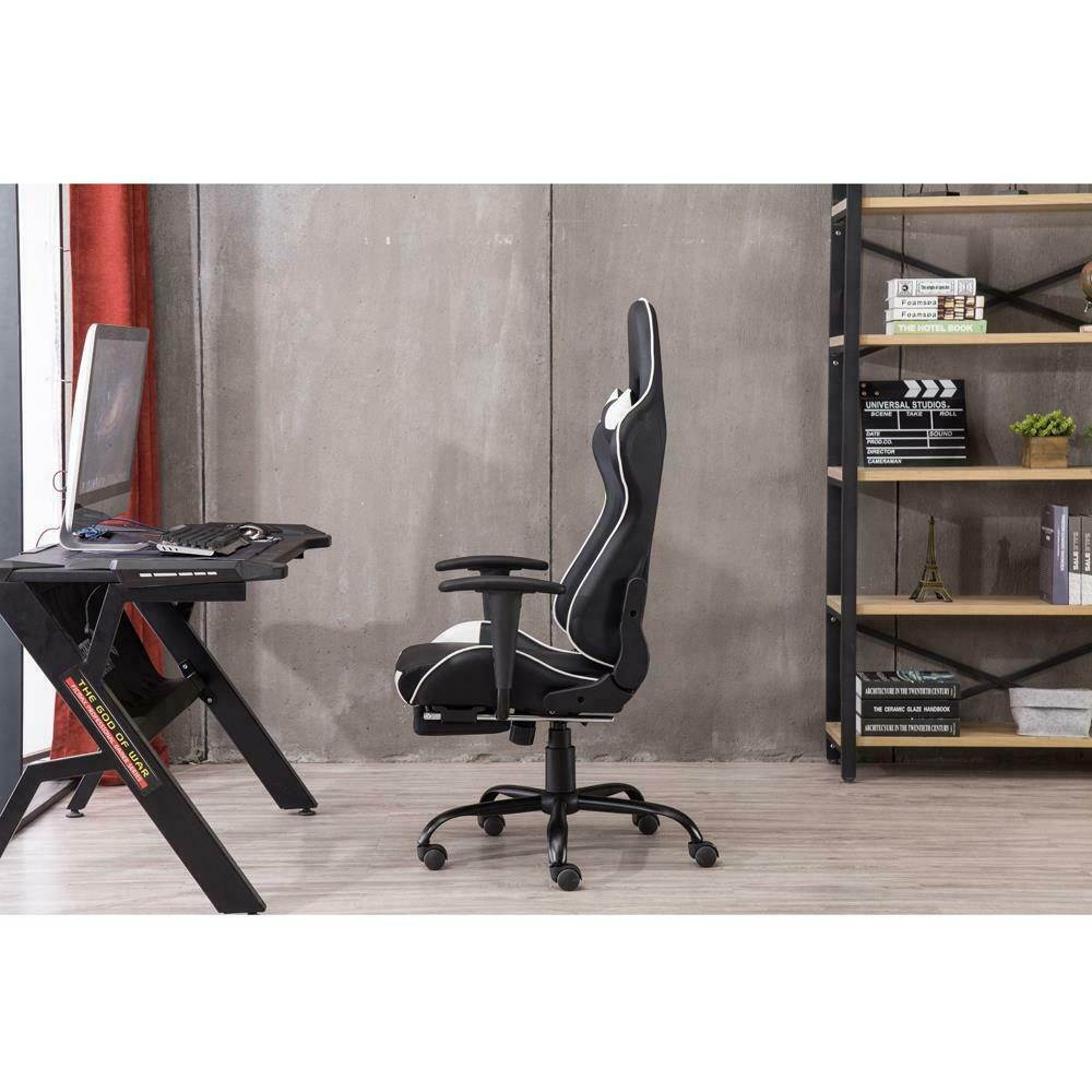 Executive Gaming Chair Office Chairs Computer Seat Racing Recliner W/ Footrest