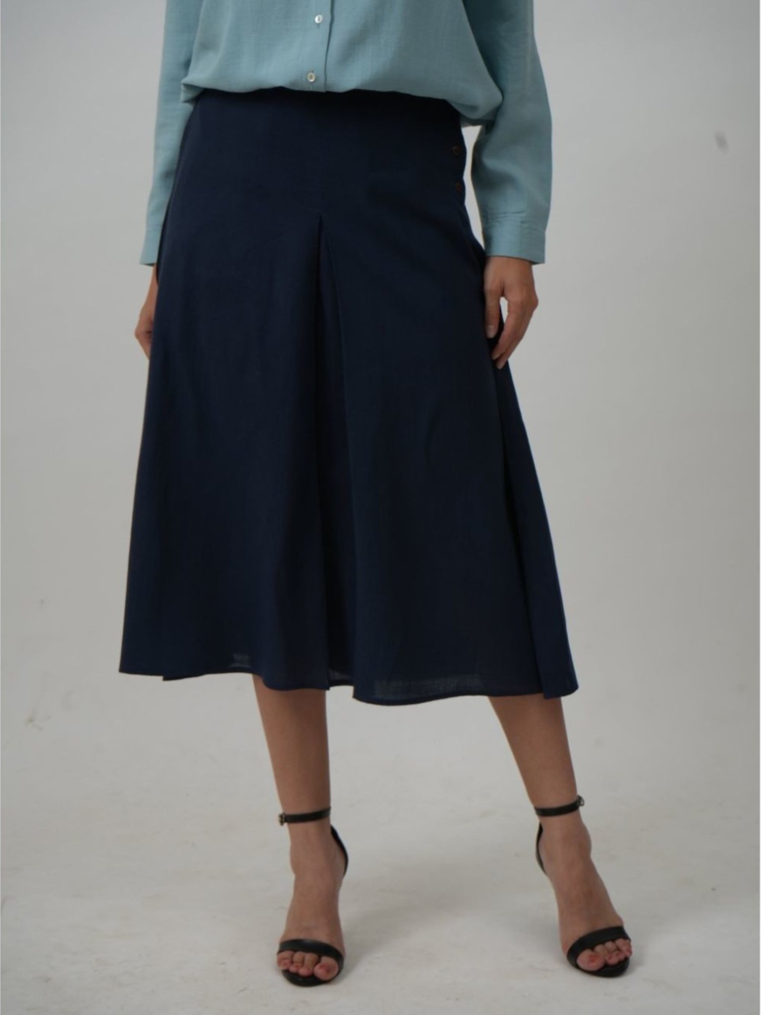 Saltpetre Elegant Blue Co-ord Set in Tencel