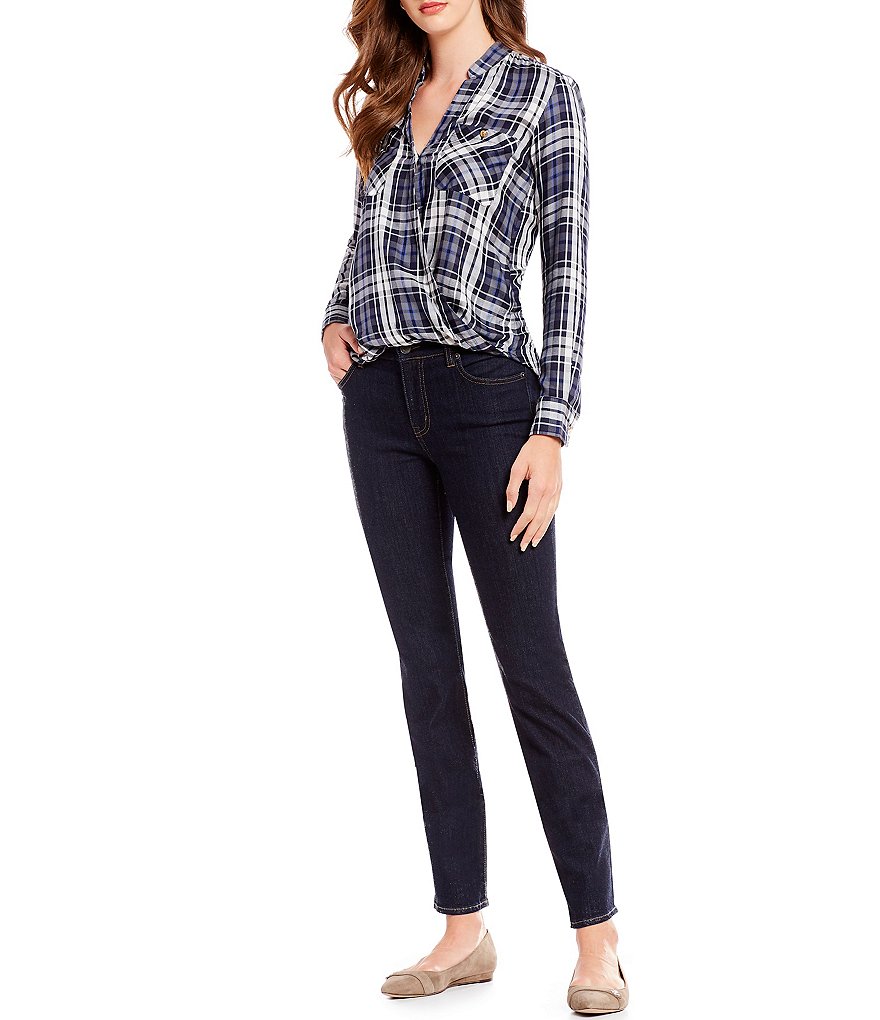 Lauren Ralph Lauren Petite Size Modern Straight Curvy Jeans