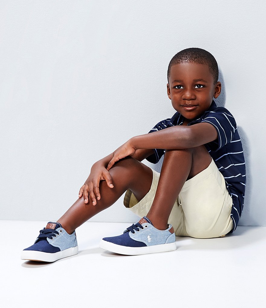 Polo Ralph Lauren Childrenswear Little Boys 2T-7 Flat Front Chino Shorts