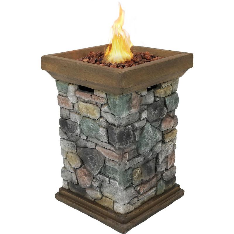 DeckMate 30371 Avondale Outdoor Backyard Patio Portable Steel Fire Bowl Fire Pit, Antiqued Copper Finish