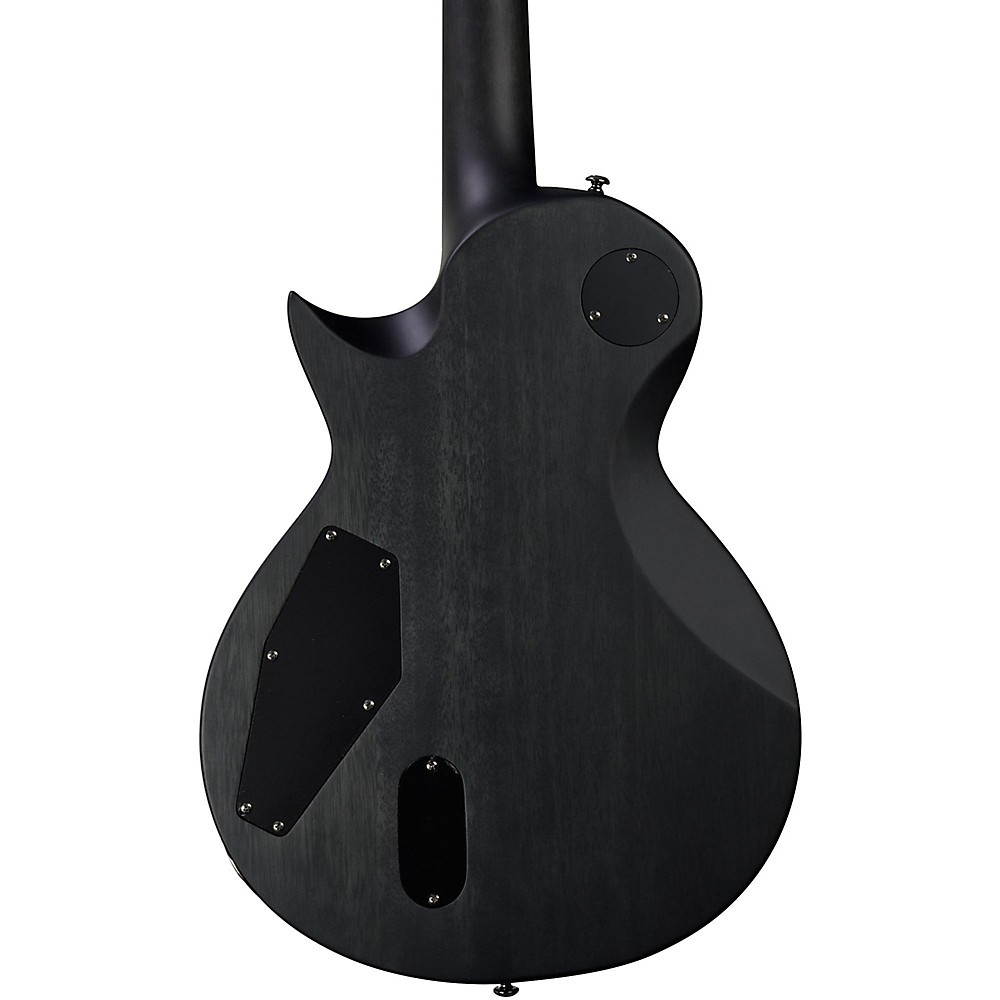 ESP LTD EC-401QM Electric Guitar Satin See-Thru Black